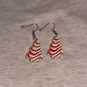 Festive Christmas Tree Earrings